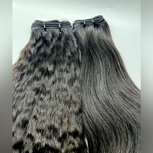 New Remy Raw weft hair, 100% human hair. Natural color. 16”-23”